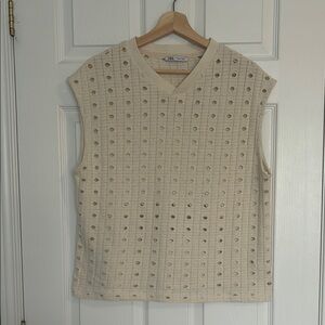 Zara unisex knit vest